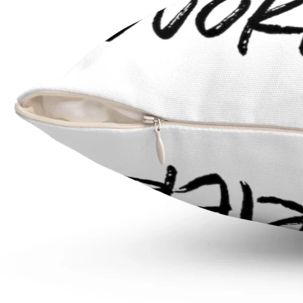 Motivational Pillow Case – Be a Warrior Not a Worrier - Image 2