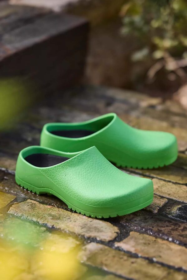 Neon Green Pro Slip-Resistant Waterproof Clogs
