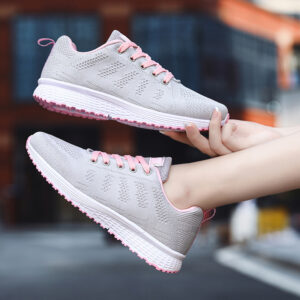 Casual Shoes Fashion Breathable Walking Mesh Flat Sports Sneakers