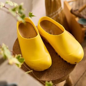 Bright Yellow Waterproof Garden Clogs