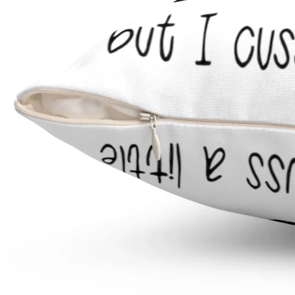 I Love Jesus But I Cuss a Little Pillow - Image 2