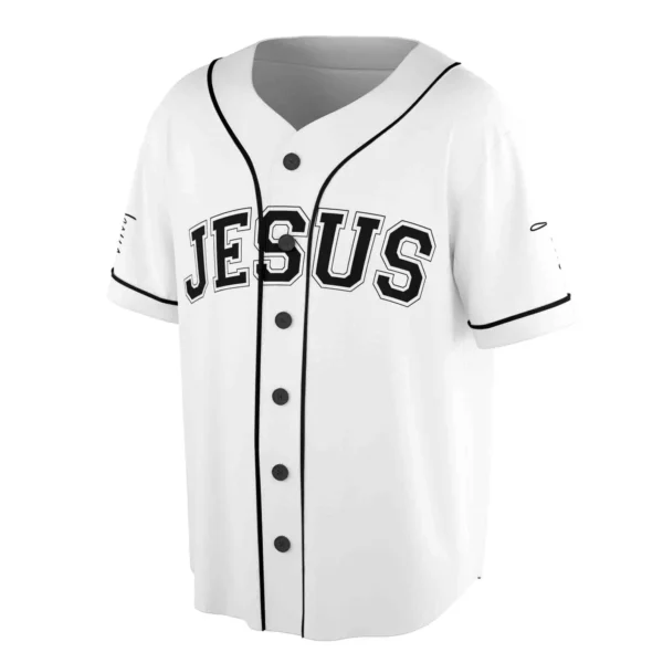 Jesus Baseball Jersey – Faith-Inspired Christian Shirt - Image 2