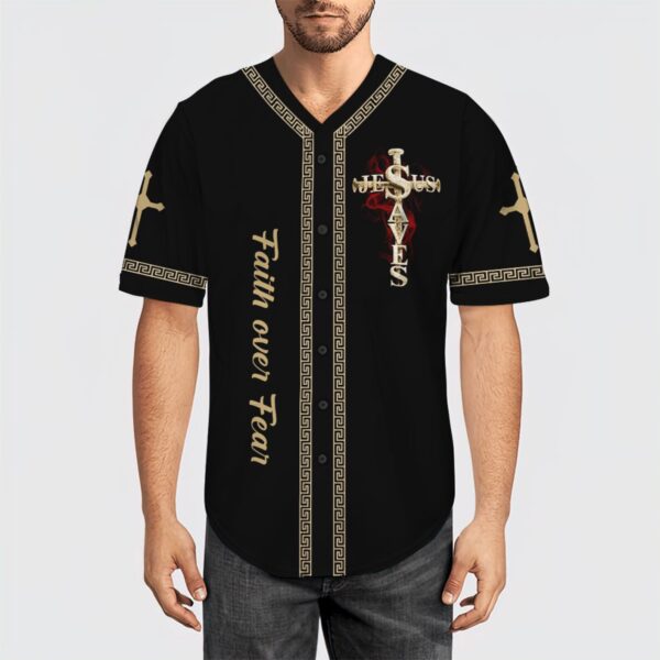 Jesus Save My Life Baseball Jersey Shirt Style - Image 3