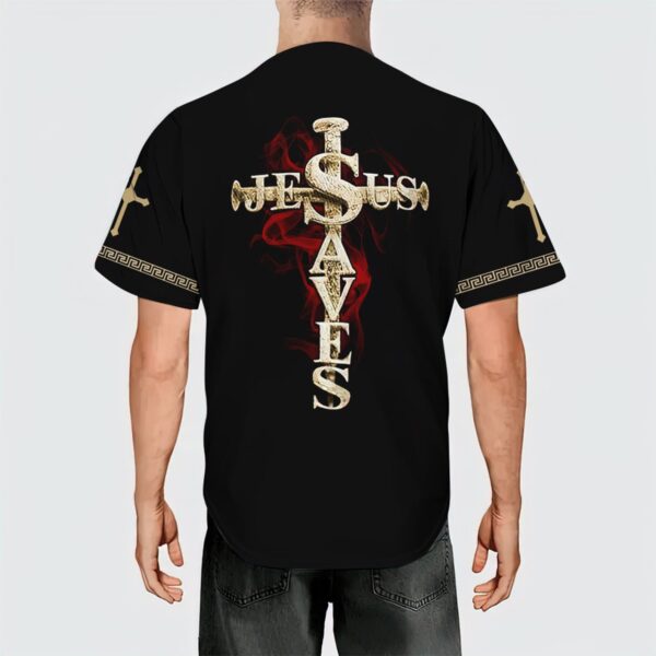 Jesus Save My Life Baseball Jersey Shirt Style - Image 2