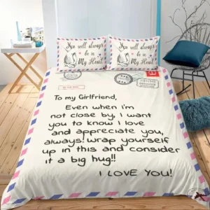 Love Letter Bedding Set – Romantic Gift for Girlfriend