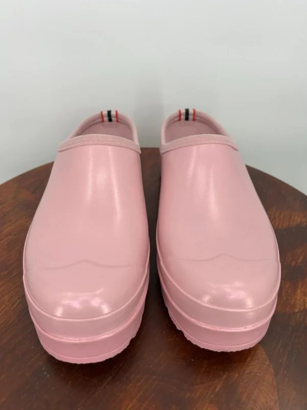 Blush Pink Platform Slip-On Clogs - Waterproof & Non-Slip - Image 3