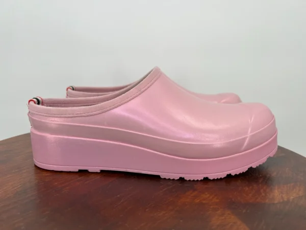 Blush Pink Platform Slip-On Clogs - Waterproof & Non-Slip - Image 2