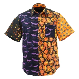 Halloween Patchwork Aloha Shirt