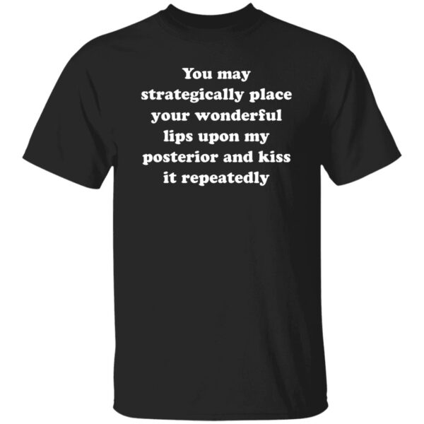 Johnny Depp You May Strategically Place Your Wonderful Lips Shirt